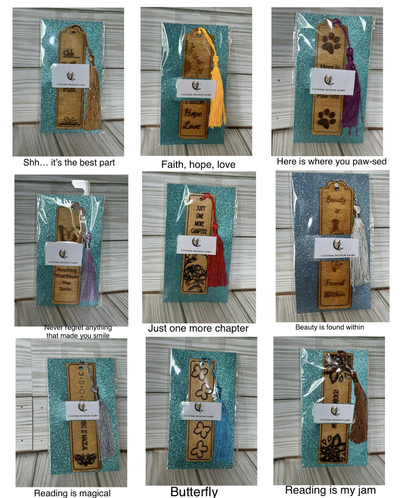 Wooden Bookmarks