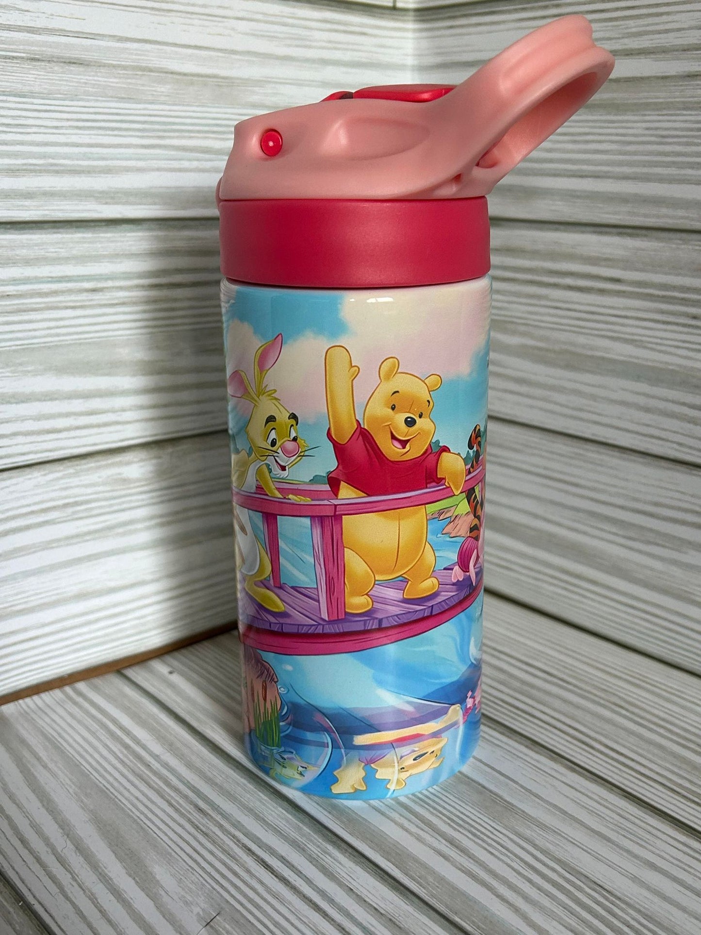 Pooh bear friends sippy