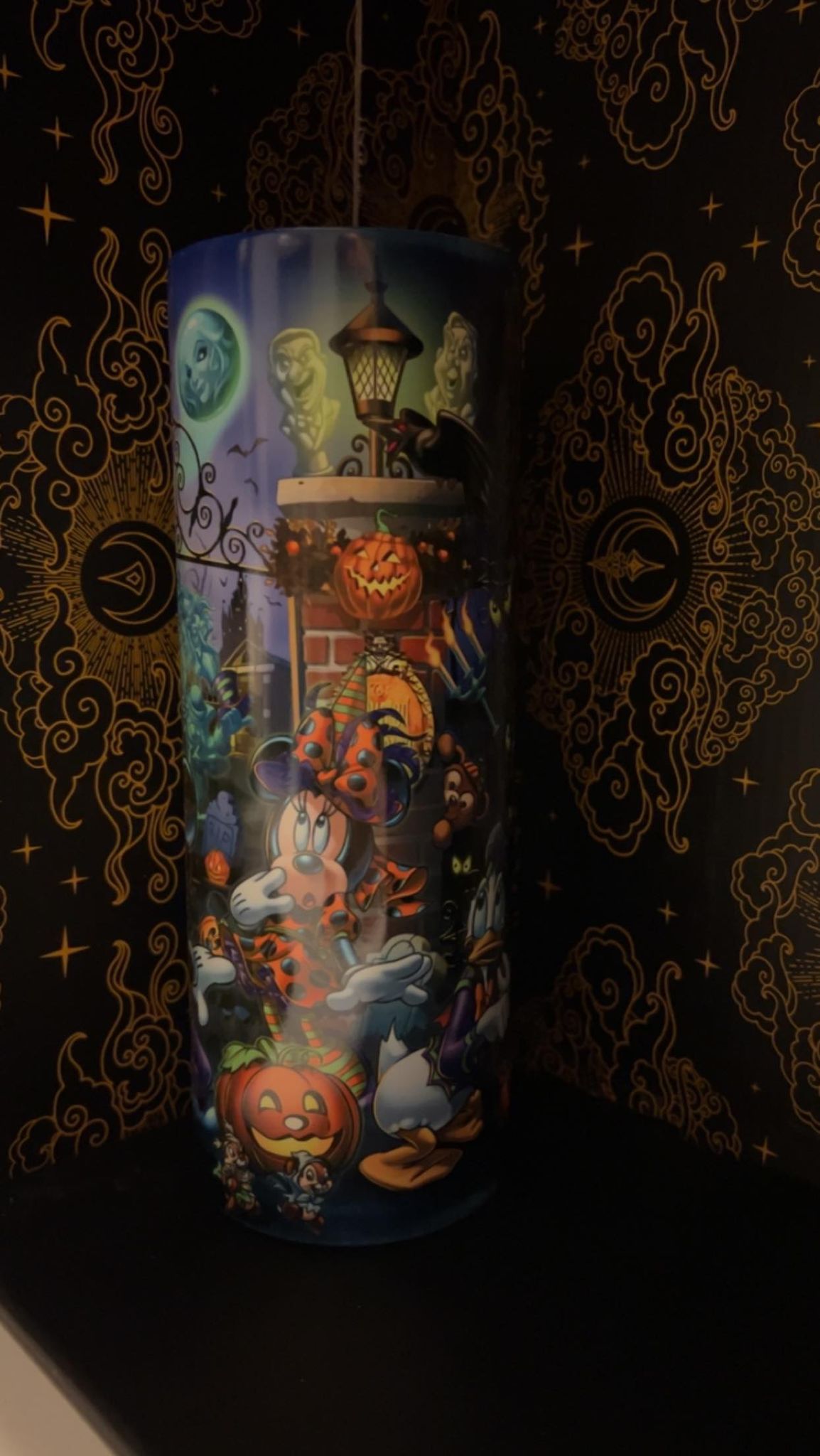 Mickeys Halloween Glow-in-dark tumbler