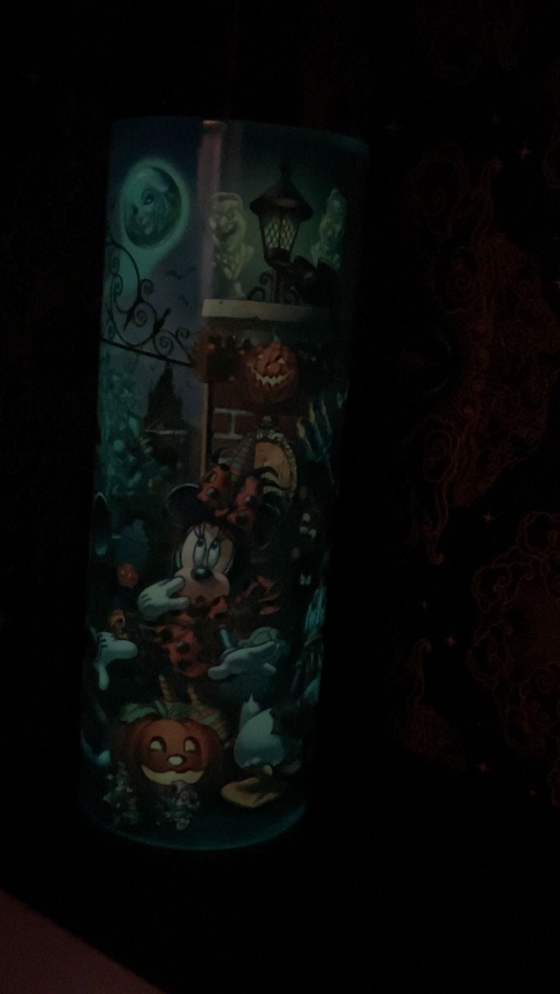 Mickeys Halloween Glow-in-dark tumbler