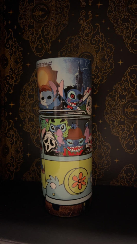 Stitch Horror Glow-in-dark Tumbler