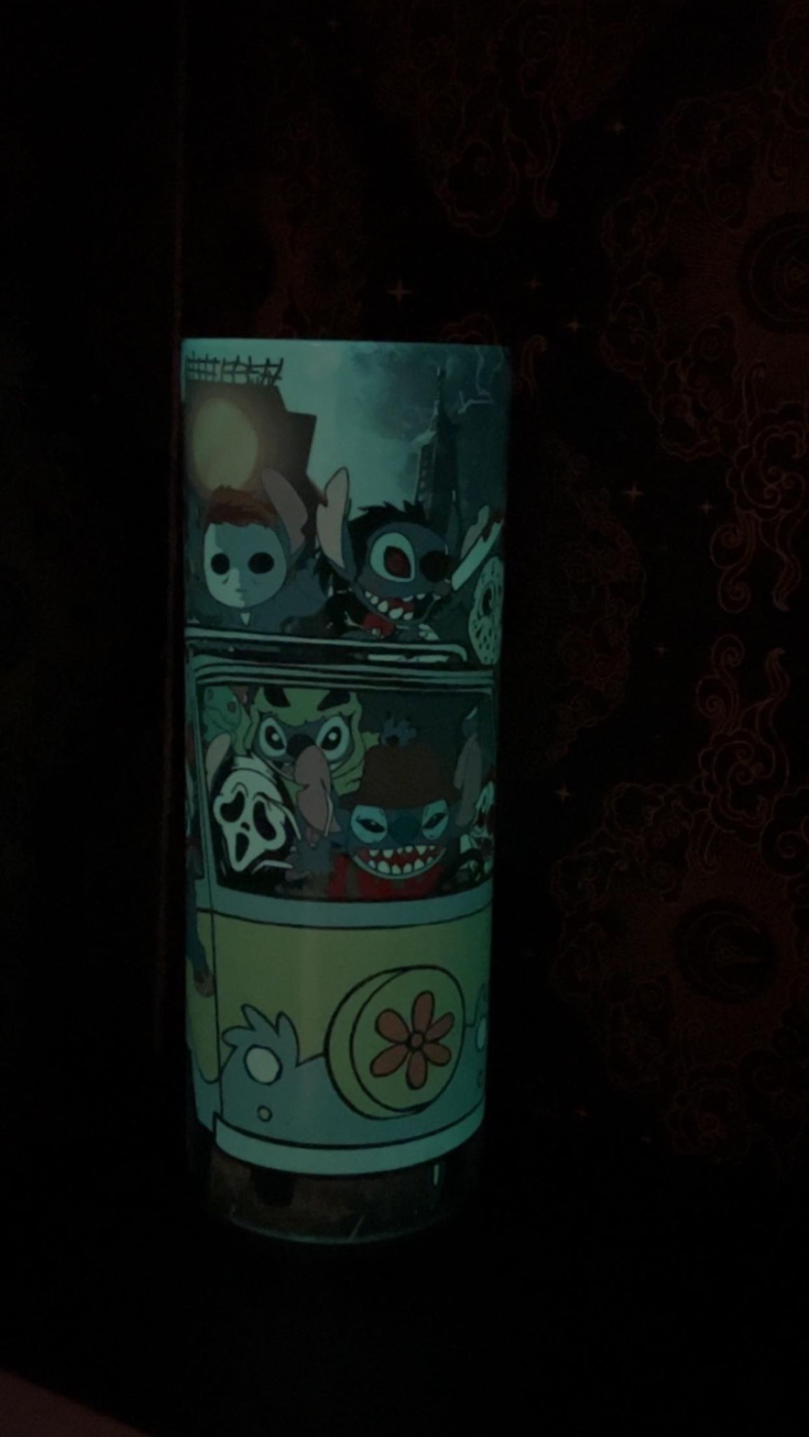 Stitch Horror Glow-in-dark Tumbler