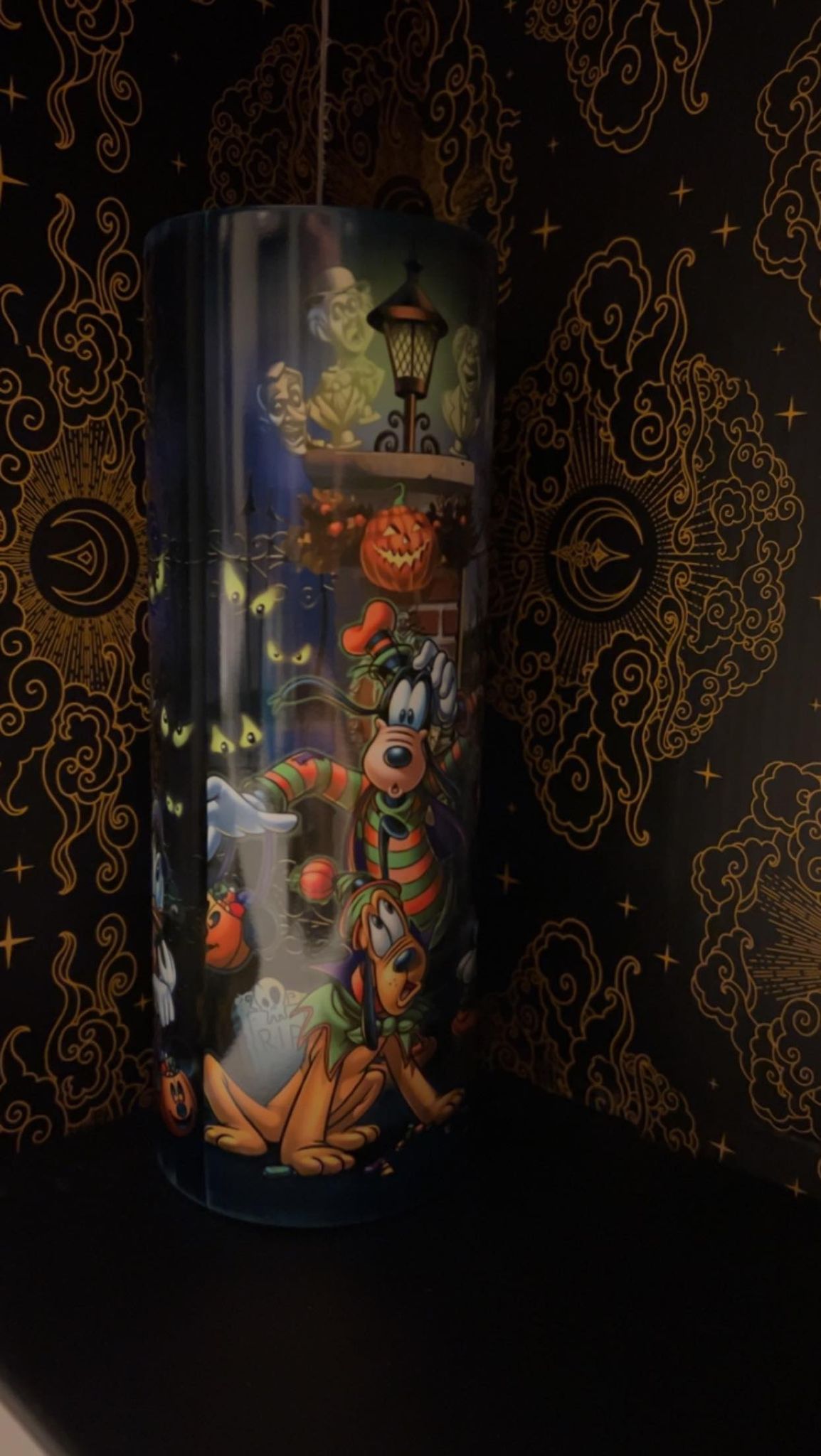 Mickeys Halloween Glow-in-dark tumbler