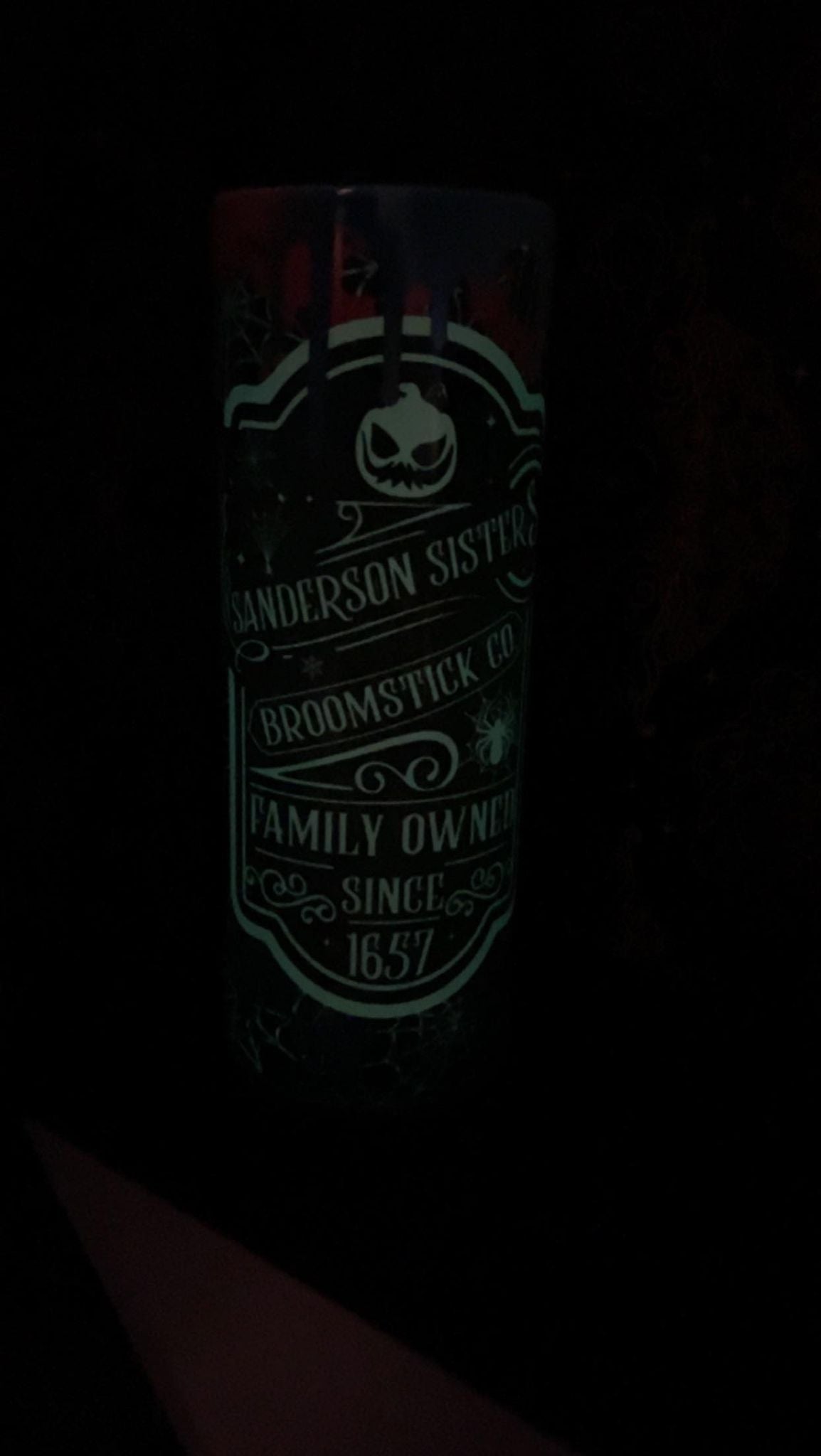 Sanderson sister Glow-in-dark tumbler