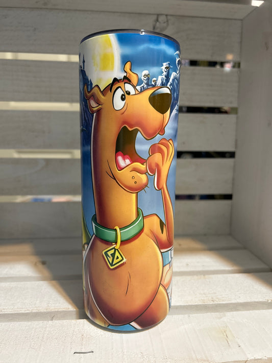 Glow in the dark scooby tumbler