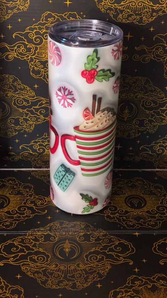 Glow in the dark Christmas mugs tumbler